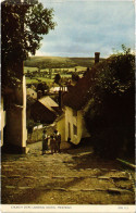 PC SOMERSET MINEHEAD CHURCH STEPS LOOKING DOWN ENGLAND (u3222) - Minehead