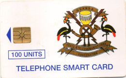 UGANDA - CHIP CARD - TELECOM LOGO 100 UNITS - Uganda