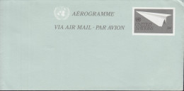 UNO NEW YORK  LF 9, Ungebraucht, Papierflugzeug, 1982 - Airmail