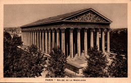 Delcampe - PARIS . EGLISE DE LA MADELEINE . CARTE NON ECRITE - Kirchen