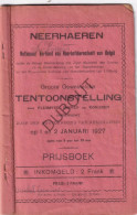 Neerharen/Lanaken Tentoonstelling Pluimvee En Konijnen 1927 Prijsboek  (V3555) - Anciens