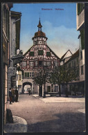 AK Steckborn, Strassenpartie Am Rathaus  - Steckborn