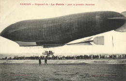 Delcampe - PC AVIATION DIRIGEABLE LE PATRIE (a49006) - Zeppeline
