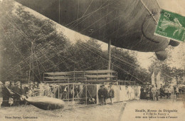 Delcampe - PC AVIATION DIRIGEABLE VILLE DE NANCY NACELLE (a48997) - Zeppeline