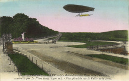 Delcampe - PC AVIATION DIRIGEABLE AU DESSUS DE ST-GERMAIN-EN-LAYE (a48945) - Zeppeline