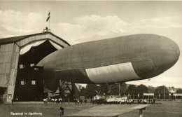 Delcampe - PC AVIATION ZEPPELIN PARSEVAL IN HAMBURG (a48897) - Zeppeline