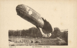 Delcampe - PC AVIATION BALLOON LA COURTINE (a48884) - Fesselballons