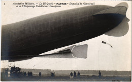Delcampe - PC DIRIGEABLE PATRIE AIRSHIP AVIATION (a39410) - Zeppeline