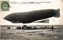 Delcampe - PC DIRIGEABLE PATRIE AIRSHIP AVIATION (a39409) - Zeppeline