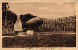 Delcampe - PC DIRIGEABLE DE LA MARINE BASE HANGAR ROCHEFORT AIRSHIP AVIATION (a39377) - Zeppeline