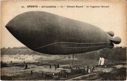 Delcampe - PC DIRIGEABLE CLEMENT-BAYARD AIRSHIP AVIATION (a39359) - Zeppeline