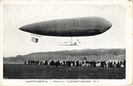 Delcampe - PC DIRIGEABLE CLEMENT-BAYARD LAMOTTE-BREUIL AIRSHIP AVIATION (a39356) - Zeppeline