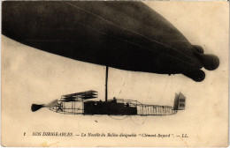 Delcampe - PC DIRIGEABLE CLEMENT-BAYARD LA NACELLE AIRSHIP AVIATION (a39341) - Zeppeline