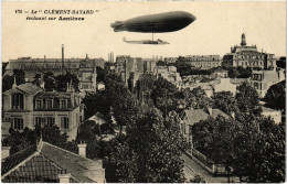 Delcampe - PC DIRIGEABLE CLEMENT-BAYARD ASNIERES AIRSHIP AVIATION (a39339) - Zeppeline