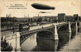 Delcampe - PC DIRIGEABLE CLEMENT-BAYARD ASNIERES AIRSHIP AVIATION (a39337) - Zeppeline