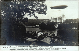 Delcampe - PC DIRIGEABLE CLEMENT-BAYARD SATROUVILLE AIRSHIP AVIATION (a39333) - Zeppeline