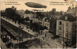Delcampe - PC DIRIGEABLE CLEMENT-BAYARD BOIS-COLOMBES AIRSHIP AVIATION (a39325) - Zeppeline
