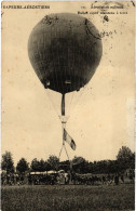 Delcampe - PC AEROSTATION MILITAIRE BALLON CAPTIF SAPEURS-AEROSTIERS AVIATION (a39291) - Fesselballons