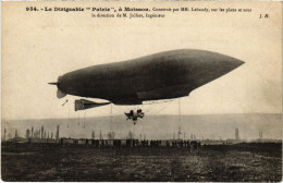 Delcampe - PC DIRIGEABLE PATRIE A MOISSON AVIATION (a34407) - Zeppeline