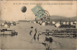 Delcampe - PC BALLOON TOULON SAULT D'ESCADRE AVIATION (a24541) - Fesselballons