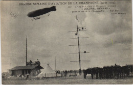 Delcampe - PC DIRIGEABLE COLONEL-RENARD CHRONOMETRIE AVIATION (a24518) - Zeppeline