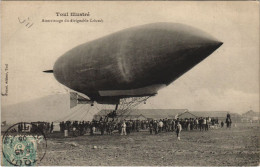 Delcampe - PC ATTERISSAGE TOUL DIRIGEABLE LEBAUDY ZEPPELIN AVIATION (a22596) - Zeppeline