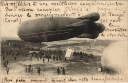 Delcampe - PC BALLON DIRIGEABLE CLEMENT BAYARD BALLOON AVIATION (a22557) - Zeppeline