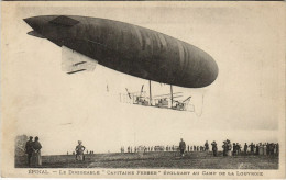 Delcampe - PC DIRIGEABLE CAPITAINE FERBER ZEPPELIN BALLOON AVIATION (a19757) - Zeppeline