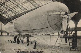 Delcampe - PC DIRIGEABLE MARCAY-KLÜIJTMANS ZEPPELIN BALLOON AVIATION (a19751) - Zeppeline