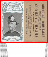 CHROMOS. Chocolat & Chicorée. A La Ménagère. Duroyon & Ramette  (Cambrai) Général De France...S207 MILITARIA - Duroyon & Ramette