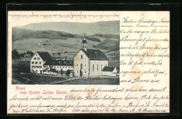 AK Gonten, Kloster Leiden Christi Aus Der Vogelschau  - Gonten