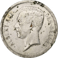 Belgique, Albert I, 5 Francs, 5 Frank, 1933, Position A, Nickel, TB+, KM:98 - 5 Francs & 1 Belga