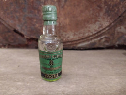 Ancienne Mignonnette Liqueur Verveine Du Velay Pagès - Miniaturflaschen