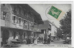 Delcampe - SAINT COLOMBAN  DES VILLARDS  Arrivée Du Courrier - Post & Briefboten