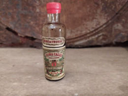 Ancienne Mignonnette Crème Prima Cassis Henri Quenot Dijon - Miniaturflaschen