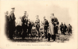 Delcampe - CPA Militaire - Au Fort De Witry - Manoeuvres Du Canon A Tir Rapide (698706) - Manöver