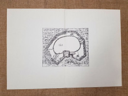 Delcampe - Milano Lombardia Città E Fortezze Del Mondo Zaltieri - Ballino 1569 Ristampa (2) - Carte Geographique