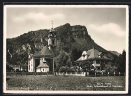 AK Näfels, Kirche, Schlachtkapelle & Pfarrhaus  - Näfels