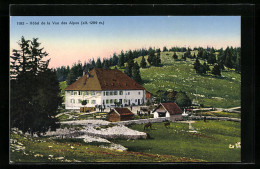 AK Cernier, Hotel De La Vue Des Alpes  - Cernier