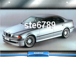 HARTGE 540i 4.7  Voiture Auto Fiche A4 Illustrée Automobile - Automobili