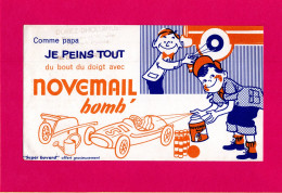 BUVARD :  Je Peins Tout NOVEMAIL Bomb Jouets    & Cote  844 / 2009 - Verf & Lak