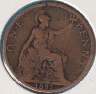 Grossbritannien  One Penny 1897 Bro  Schön Nr.138 (DK 148 ) - Other & Unclassified