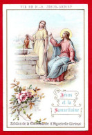 Chromo "Chocolaterie D'Aiguebelle". Religion. La Vie De Jésus. Jesus Et La Samaritaine. - Aiguebelle