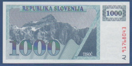 SLOVENIA - P. 9a - 1000 Tolarjev ND (1991) UNC-, S/n: See Photos - Slovenia