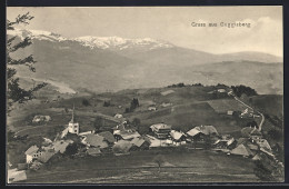 AK Guggisberg, Panorama Mit Kirche  - Guggisberg