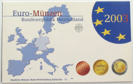 GERMANY BRD KMS EURO 2003 G PP #bs23 0155 - Mint Sets & Proof Sets