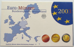 GERMANY BRD KMS EURO 2003 F PP #bs23 0167 - Mint Sets & Proof Sets