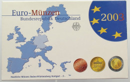 GERMANY BRD KMS EURO 2003 F PP #bs23 0069 - Mint Sets & Proof Sets