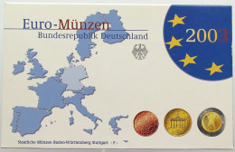 GERMANY BRD KMS EURO 2003 F PP #bs23 0135 - Mint Sets & Proof Sets