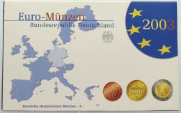 GERMANY BRD KMS EURO 2003 D PP #bs23 0129 - Mint Sets & Proof Sets
